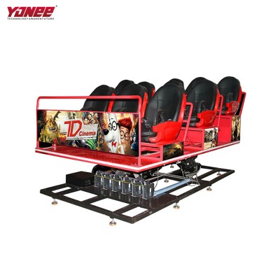 Yonee 7d shooting arcade game machine 7d cinema virtual reality game machine Indoor amusement park game machine