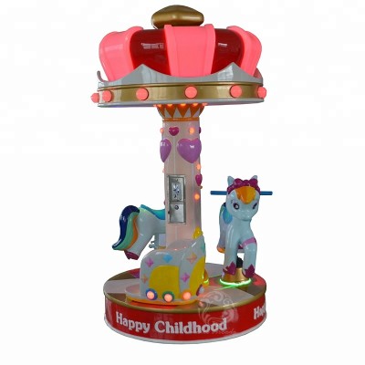 Yonee arcade kiddie ride game machine kiddie ride merry go round for sale